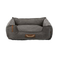 Bild in Galerie-Betrachter laden, Das Hundebett Föhr besticht durch seine robuste Canvas-Haptik und das fest integrierte Kissen für maximalen Komfort.