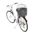 Bild in Galerie-Betrachter laden, Der Trixie Fahrradkorb für den Gepäckträger aus stabilem Kunststoff und Metall schafft hier Abhilfe. Er passt auf Gepäckträger mit 6–16 cm Breite und bietet mit dem Gitter und der Schnellfixierung sicheren Halt - auch bei unruhigeren Passagen.