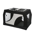 Bild in Galerie-Betrachter laden, Bereit für aufregende Reisen mit deinem Vierbeiner – oder sogar zweien? Die Transportbox Vario Double sorgt mit ihrem robusten Metallrahmen und einfachem Klicksystem für schnellen Aufbau und Stabilität.