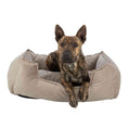 Bild in Galerie-Betrachter laden, Das Talia Hundebett von Trixie begeistert durch seine samtige Haptik und einen weichen Bezug. Die Schaumstoffflocken-Füllung sorgt für höchsten Komfort.