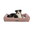 Bild in Galerie-Betrachter laden, Das Hundebett Viviana in altrosa aus der HOME Edition überzeugt durch seine luxuriöse Webstoff- und Samt-Haptik.