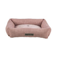 Bild in Galerie-Betrachter laden, Das Hundebett Viviana in altrosa aus der HOME Edition überzeugt durch seine luxuriöse Webstoff- und Samt-Haptik.