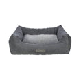 Bild in Galerie-Betrachter laden, Das Liano Hundebett bietet durch seinen Webstoff und die Softplüsch-Oberfläche ein optimales Schlaferlebnis für deinen Vierbeiner. Die weiche Füllung sorgt für eine angenehme Entlastung und unterstützt die Entspannung deines Hundes.