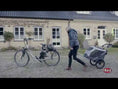 Video in Galerie-Betrachter laden und wiedergeben, Fahrrad-Anhänger Schnell-Falt-Funktion Jogger-Umbausatz Trixie