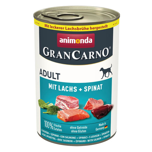 animonda GranCarno Adult Lachs + Spinat