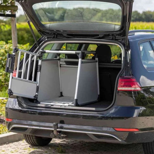 Auto Hunde-Transportbox Aluminium S-M-L Trixie