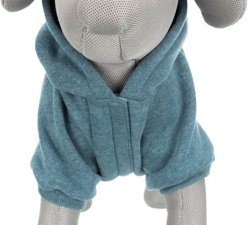 Der BE NORDIC Hoodie Flensburg hält deinen Liebling auch an kalten Tagen warm. Die angeraute Innenseite aus Baumwolle und Polyester sorgt für kuscheligen Komfort, während die Kapuze deinen Hund vor Wind und Wetter schützt. 