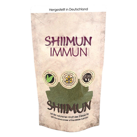  Bellfor Shiimun Immun ist ein natürliches Ergänzungsfuttermittel auf Basis von Shiitake-Pilzen und weiteren hochwertigen Zutaten, das gezielt das Immunsystem stärkt – ganz ohne Chemie.