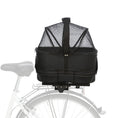 Bild in Galerie-Betrachter laden, Die Trixie Fahrradtasche für Hunde ist eine durchdachte Lösung für den Gepäckträger (6–16 cm Breite). Der stabile Metallrahmen sorgt für Sicherheit, während die formstabile Tasche mit gepolsterter Bodeneinlage deinem Hund ein bequemes Plätzchen bietet. 
