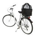 Bild in Galerie-Betrachter laden, Die Trixie Fahrradtasche für Hunde ist eine durchdachte Lösung für den Gepäckträger (6–16 cm Breite). Der stabile Metallrahmen sorgt für Sicherheit, während die formstabile Tasche mit gepolsterter Bodeneinlage deinem Hund ein bequemes Plätzchen bietet. 
