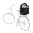 Bild in Galerie-Betrachter laden, Die Trixie Fahrradtasche für Hunde ist eine durchdachte Lösung für den Gepäckträger (6–16 cm Breite). Der stabile Metallrahmen sorgt für Sicherheit, während die formstabile Tasche mit gepolsterter Bodeneinlage deinem Hund ein bequemes Plätzchen bietet. 
