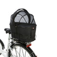 Bild in Galerie-Betrachter laden, Die Trixie Fahrradtasche für Hunde ist eine durchdachte Lösung für den Gepäckträger (6–16 cm Breite). Der stabile Metallrahmen sorgt für Sicherheit, während die formstabile Tasche mit gepolsterter Bodeneinlage deinem Hund ein bequemes Plätzchen bietet. 

