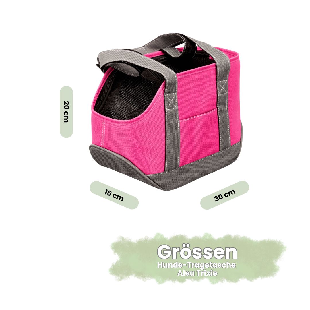 Die Hunde-Tragetasche Alea von Trixie ist ideal für Besitzer kleiner Hunde, die eine praktische Transportmöglichkeit suchen Mit hoher Formstabilität vermittelt sie deinem Hund ein sicheres Gefühl, damit er sich unterwegs entspannt und wohlfühlt. Eine integrierte Kurzleine sorgt für zusätzliche Sicherheit, damit dein Liebling nicht herausspringen kann. Die praktischen Aussentaschen ermöglichen es dir, wichtiges Zubehör jederzeit griffbereit zu haben, während ihr gemeinsam eure Abenteuer genie