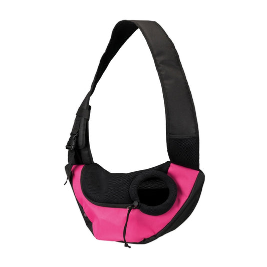 Bleib nah bei deiner Fellnase mit der Hunde-Fronttasche Sling. Öffne sie von oben für einfaches Ein- und Aussteigen, während die integrierte Kurzleine und die Netztasche zusätzliche Funktionalität bieten. 
