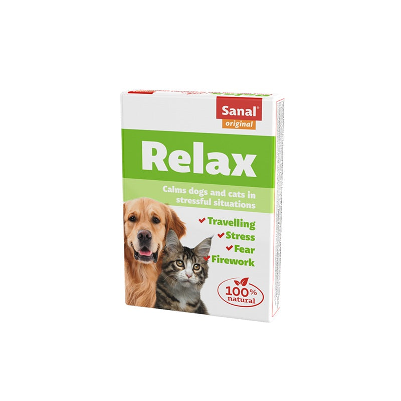 Sanal Relax ist 100% natürlich und beruhigt dein Liebling bei Angst und Stress durch Feuerwerk und Gewitter.