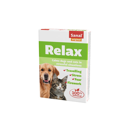 Sanal Relax ist 100% natürlich und beruhigt dein Liebling bei Angst und Stress durch Feuerwerk und Gewitter.