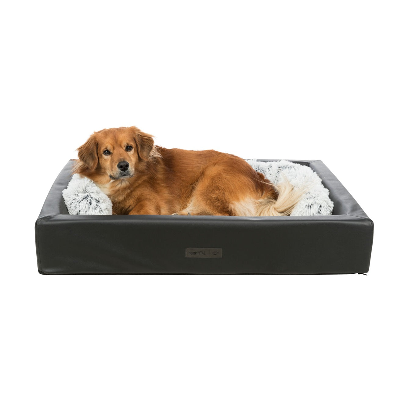 Das orthopädische Bett aus Kunstleder Remo Vital Hundebett sorgt für maximalen Schlafkomfort.